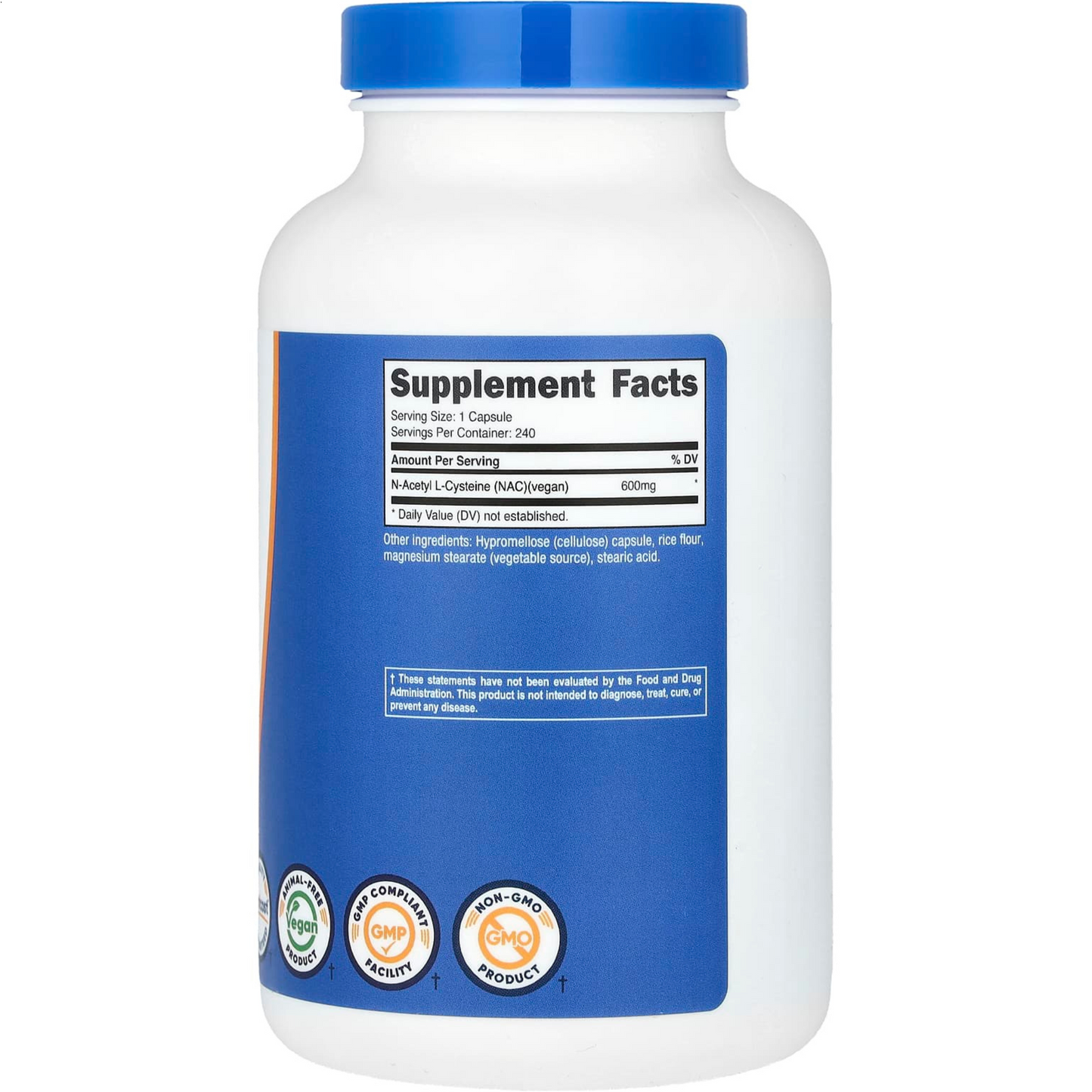 NAC 240 capsulas para 8 meses