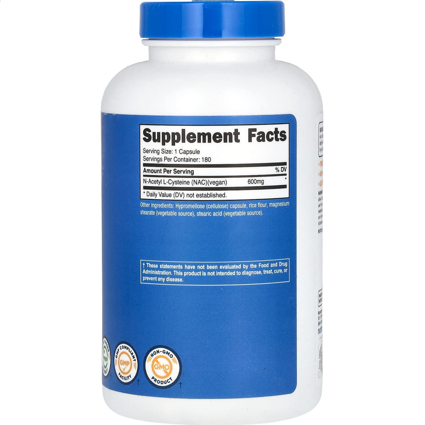 NAC 180 capsulas para 6 meses