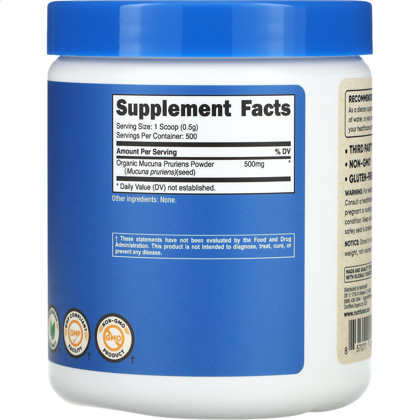 MUCUNA PRURIENS POLVO para 1 año y 4 meses