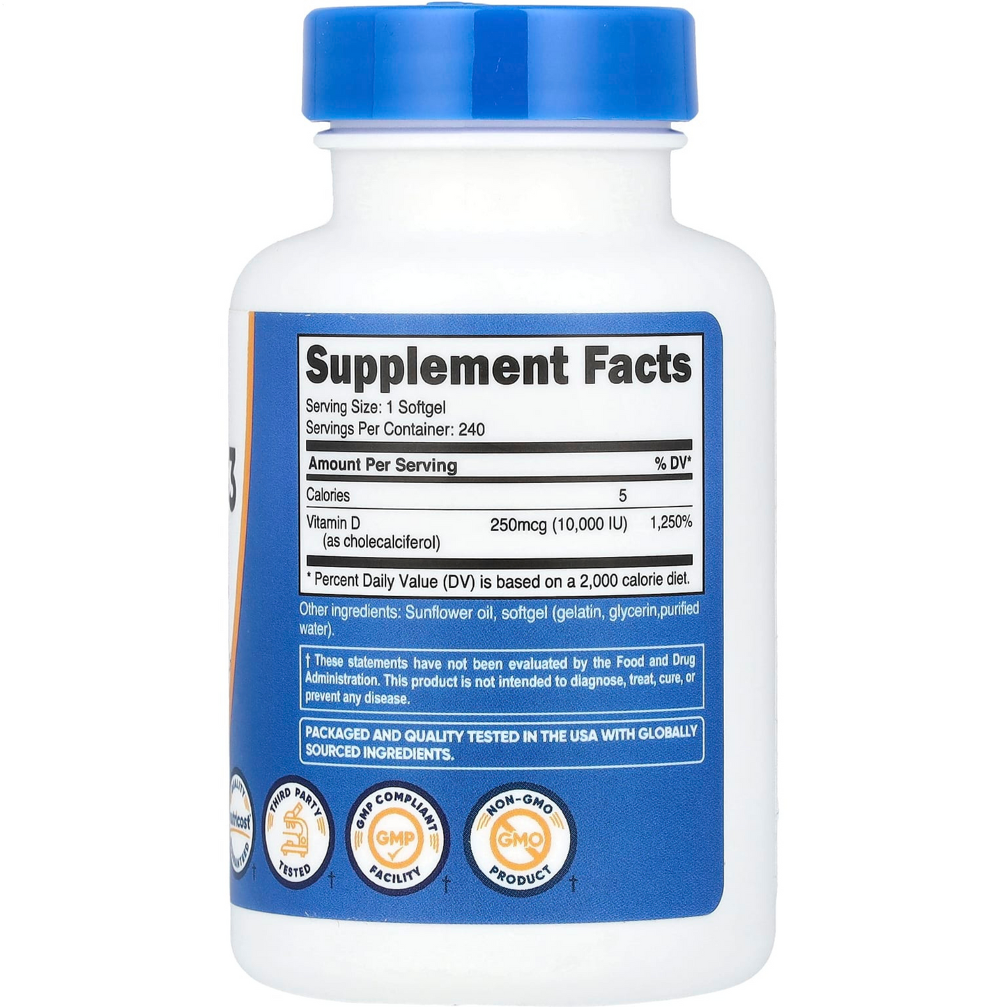 VITAMINA (D3) 10000 iu para 8 meses