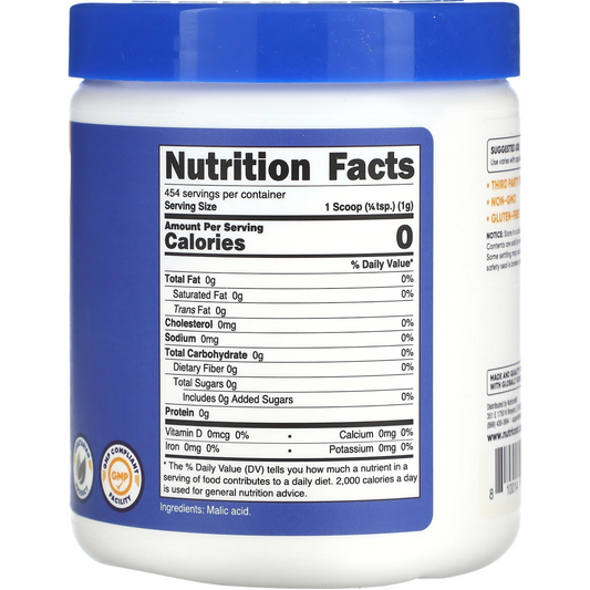 ACIDO MALICO POLVO para 1 año y 3 meses