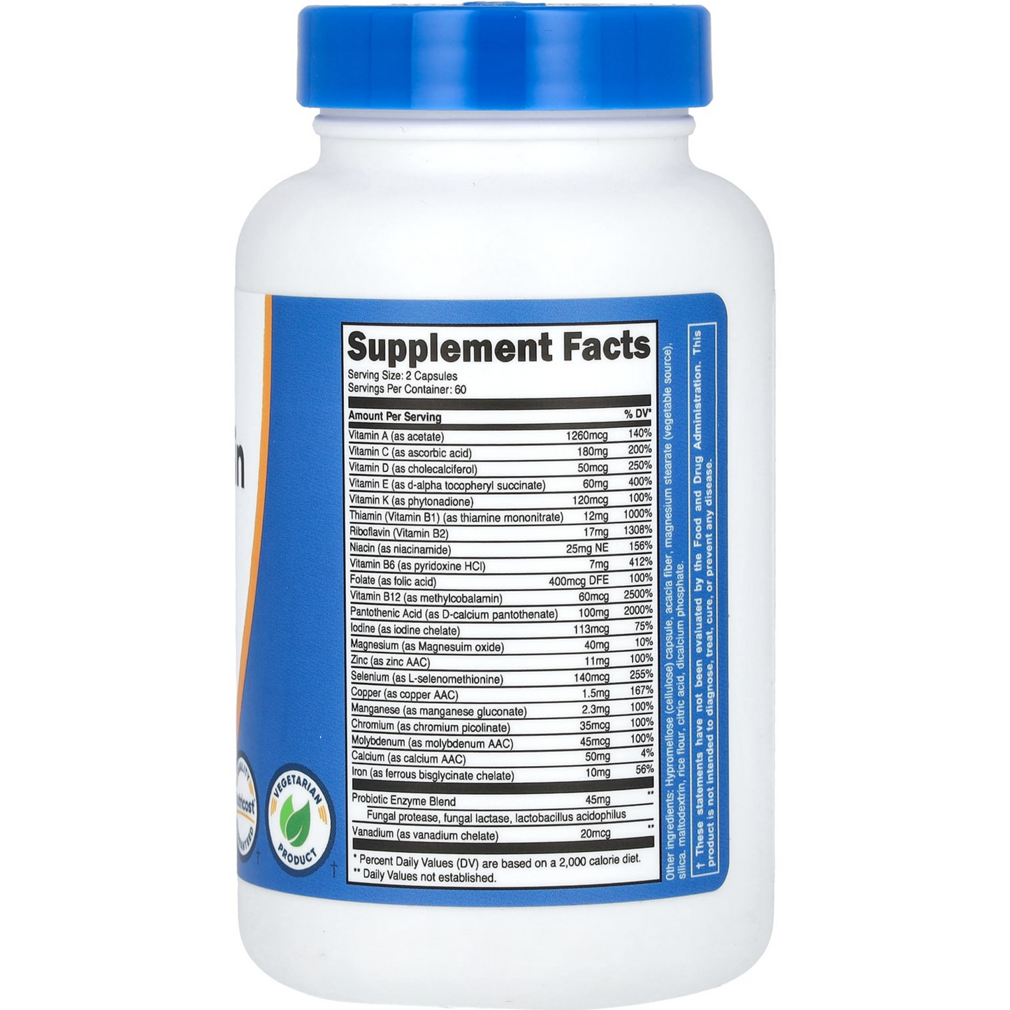 MULTIVITAMINICO + PROBIOTICOS para 2 meses