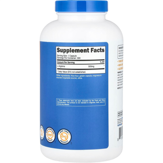 ARGININA 500 mg para 10 meses