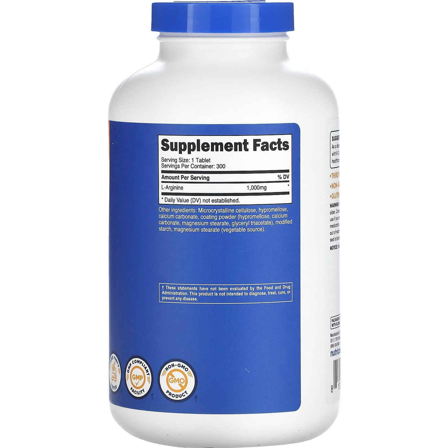 ARGININA 1000 mg para 10 meses