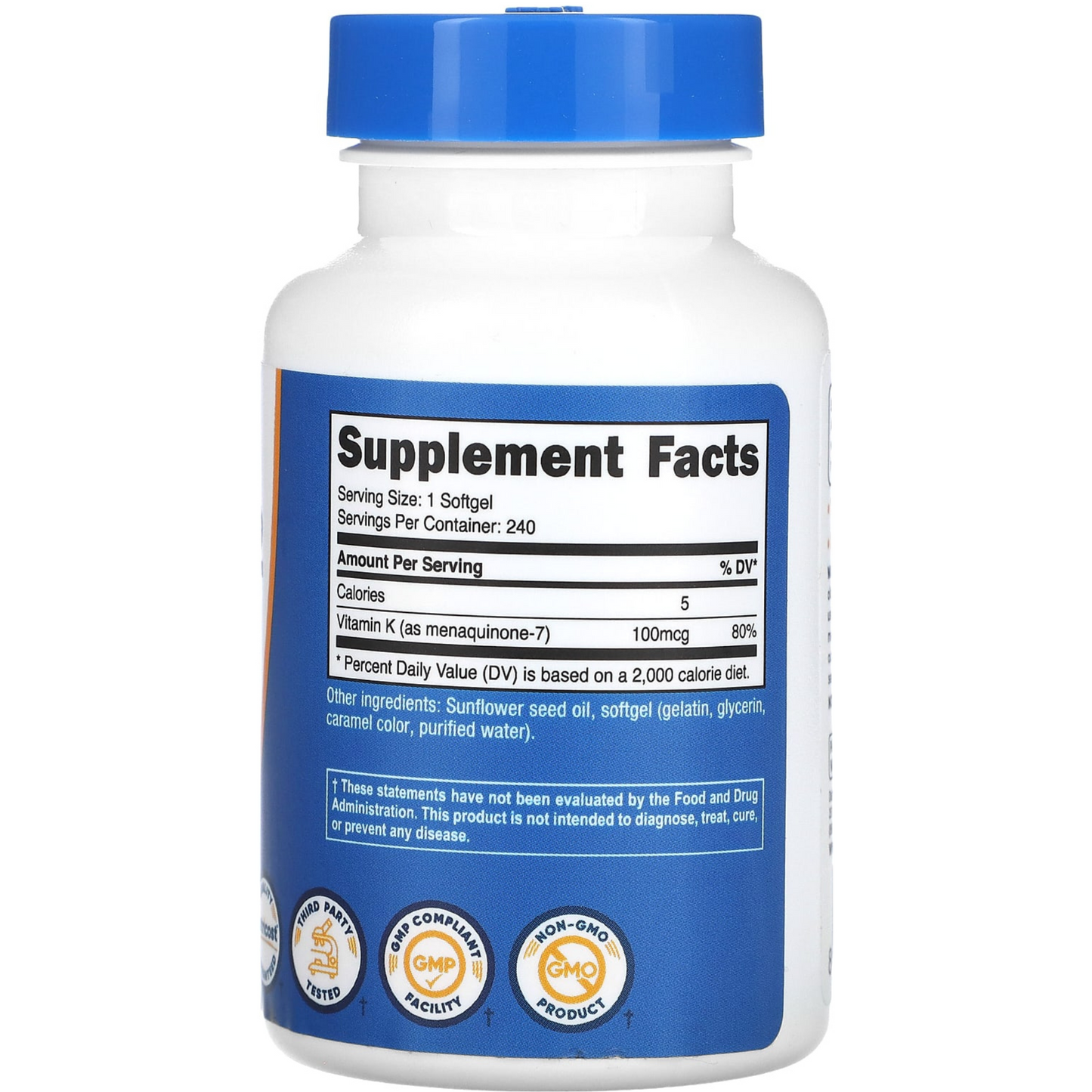 VITAMINa K2 mK7 para 8 meses
