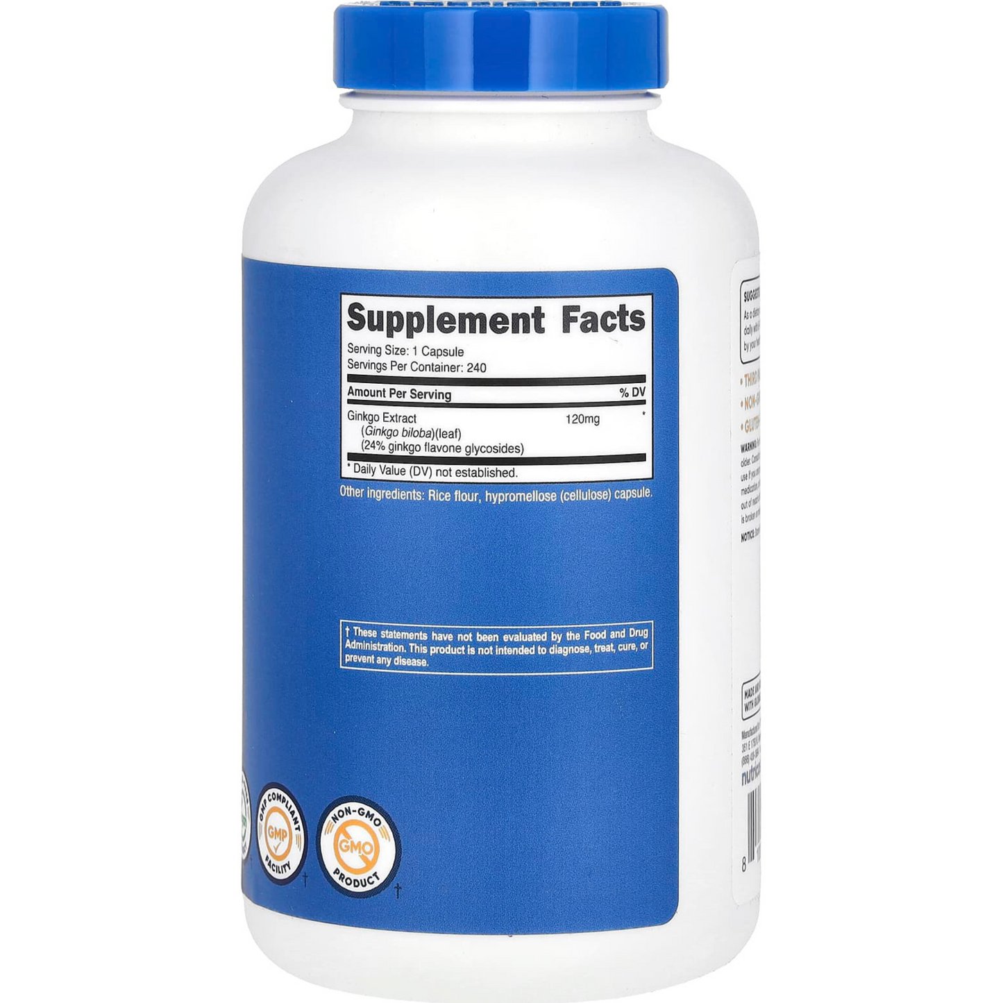 GINKGO BILOBA para 8 meses