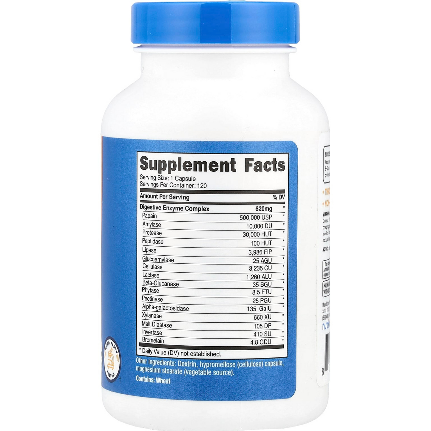 ENZIMAS DIGESTIVAS para 4 meses