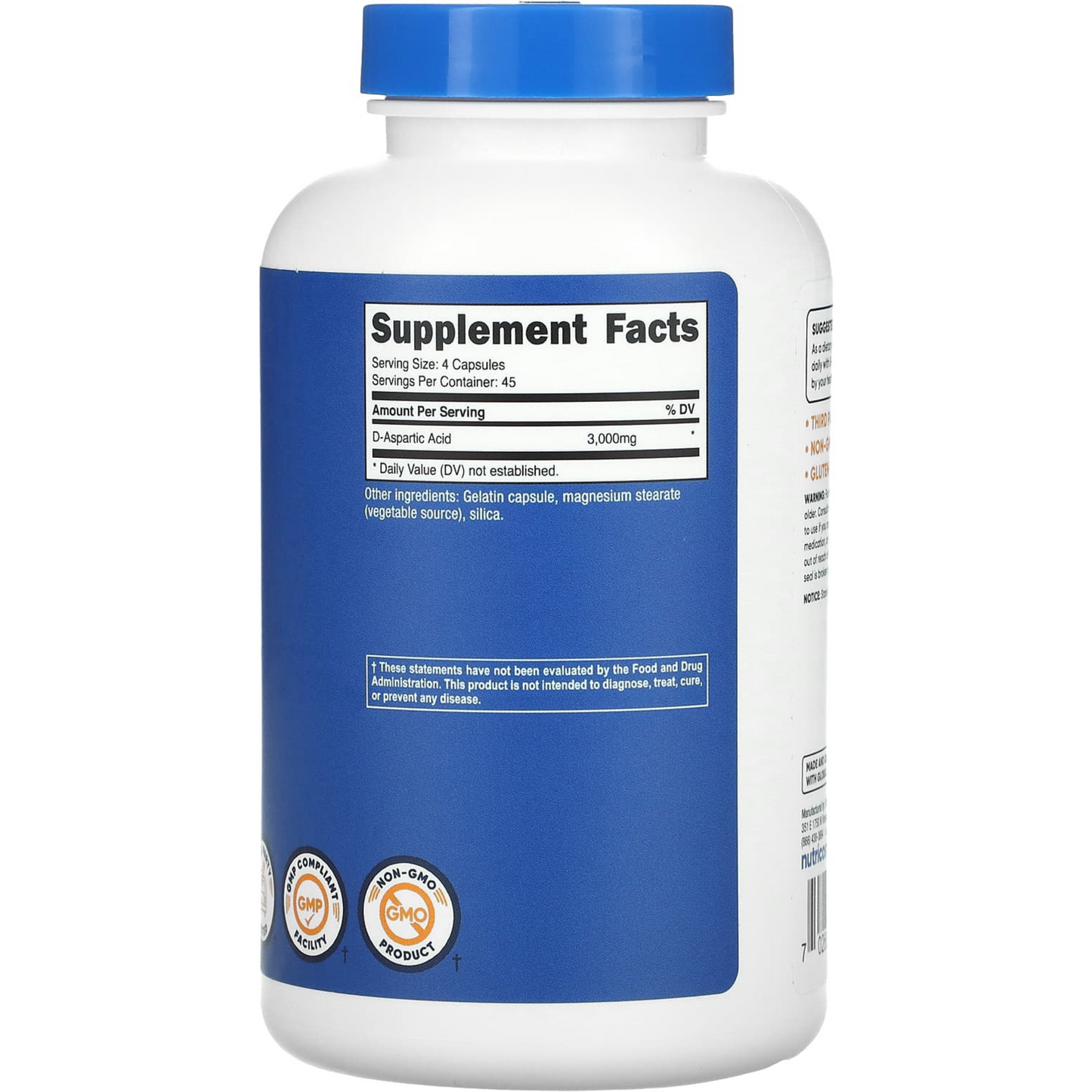 ACIDO ASPARTICO para 1.5 meses