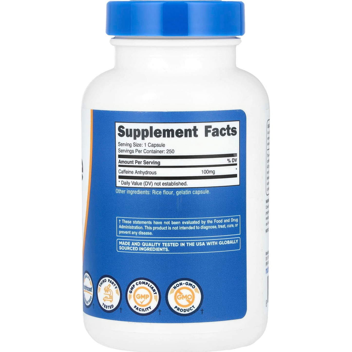 CAFEINA 100 mg 8 meses