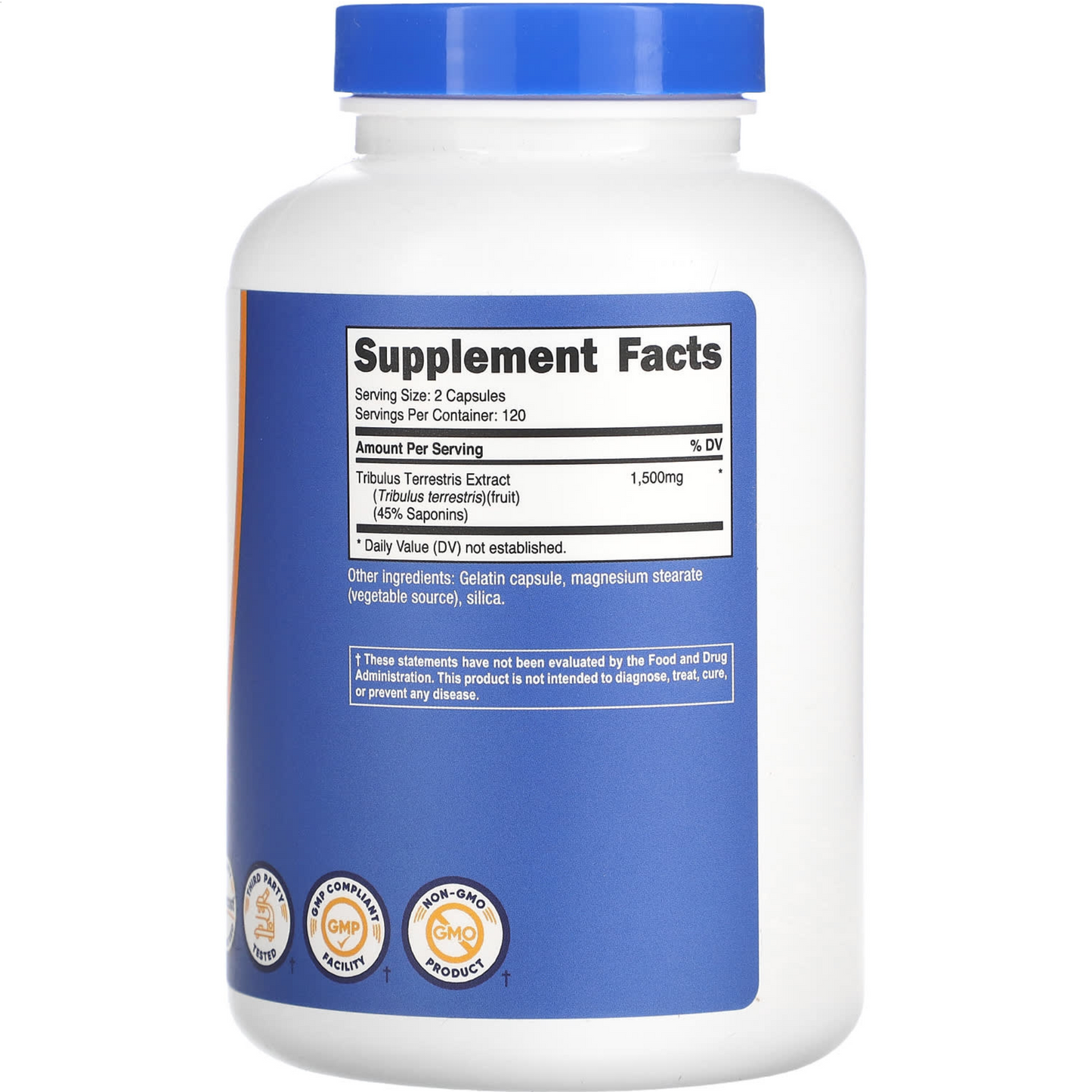 TRIBULUS TERRESTRIS 240 capsulas para 4 meses