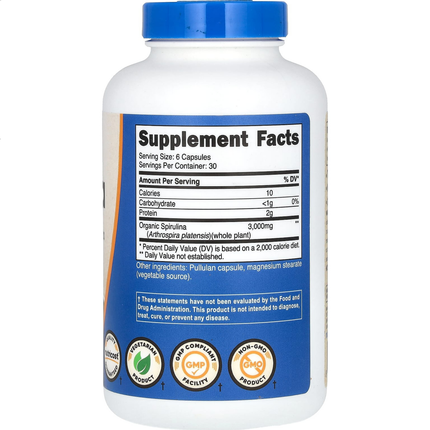 ESPIRULINA 3000 mg para 1 meses