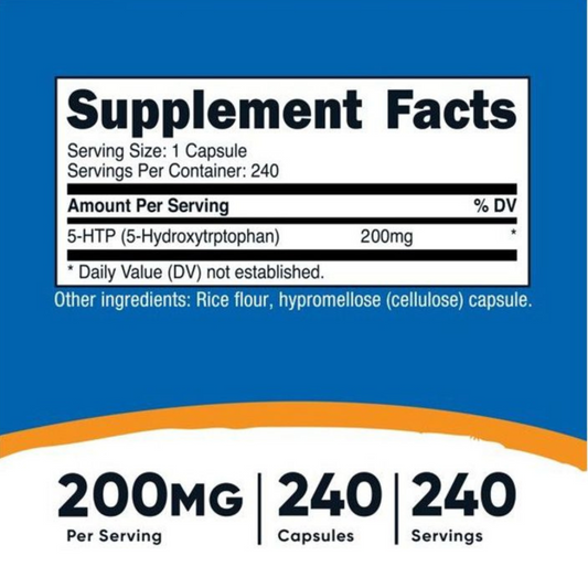 5 HTP 200 mg para 8 meses