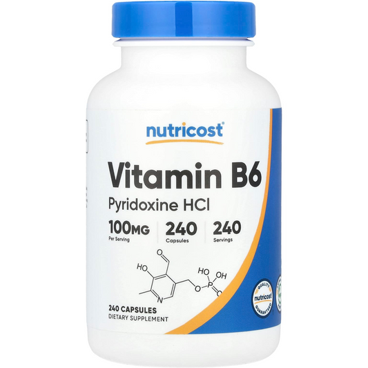 VITAMINA (B6) PIRIDOXINA para 8 meses