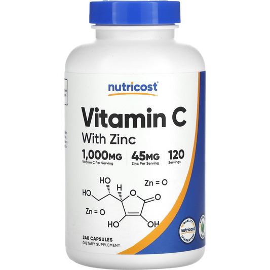 VITAMINA (C) + ZINC para 4 meses