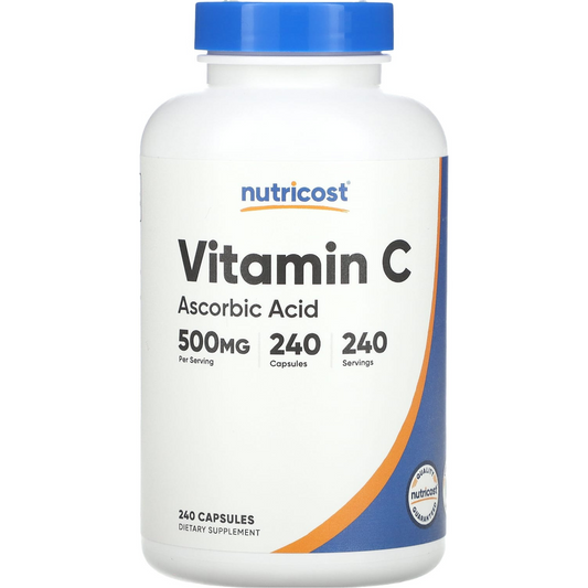 VITAMINA (C) CAPSULAS ACIDO ASCORBICO para 8 meses