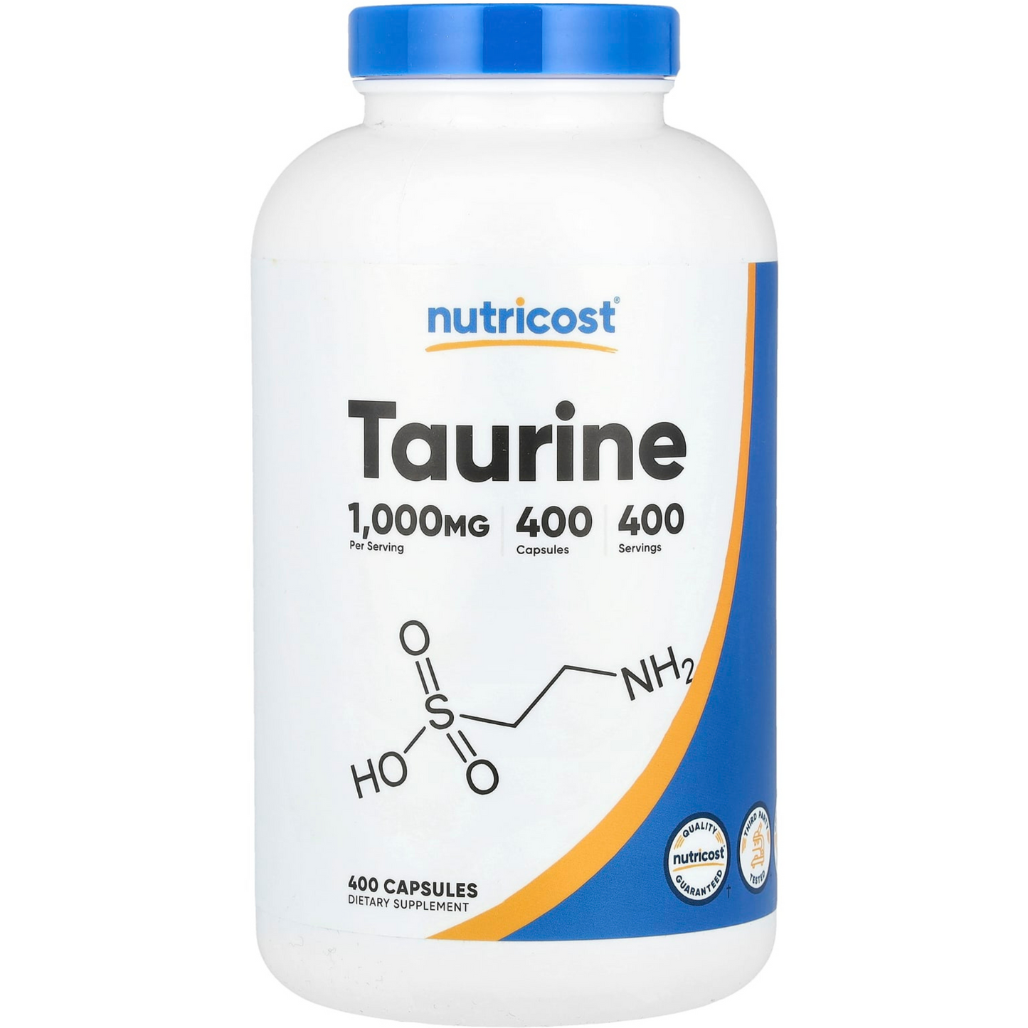 TAURINA 400 capsulas para 1 año y 1 mes