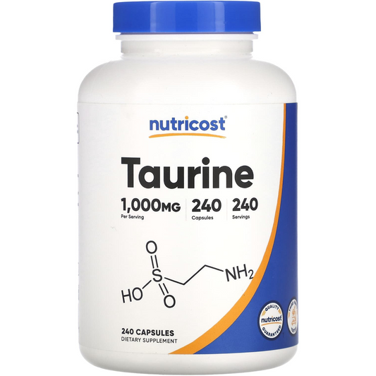 TAURINA 240 capsulas para 8 meses